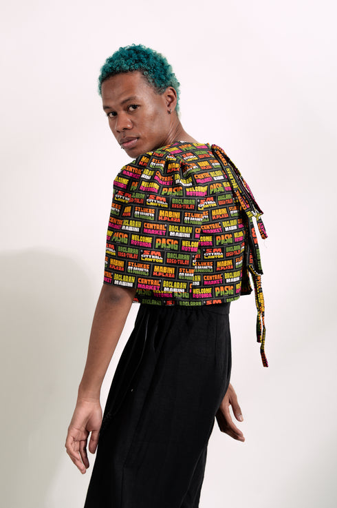 EMGEE by Get Spotted: Gabriela Top in Para Po Fabric